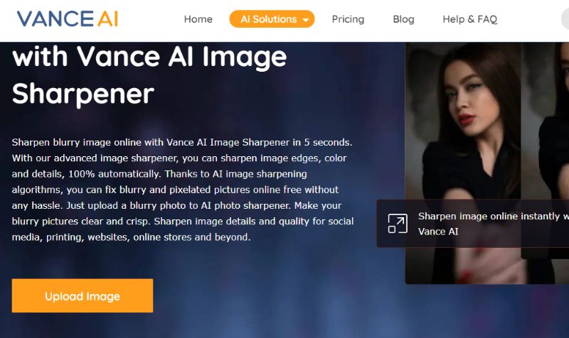 Vance AI Image Sharpener